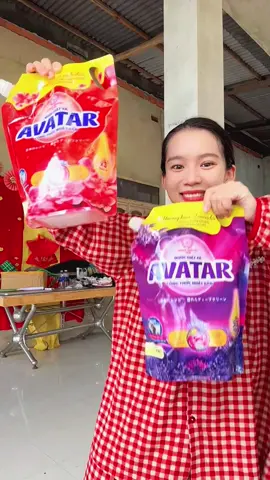 🧴 2 túi Avatar 4kg – Giặt sạch, thơm mát, tiết kiệm gấp đôi! #nuocgiat #nuocgiatxa #nuocgiatavatar 