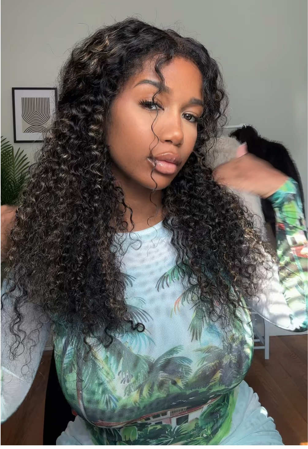 😍😍 yeah I’m a curly girl.  22 inch 13X4 4c edge curly wig 22% off code: MOSA @hermosahair 