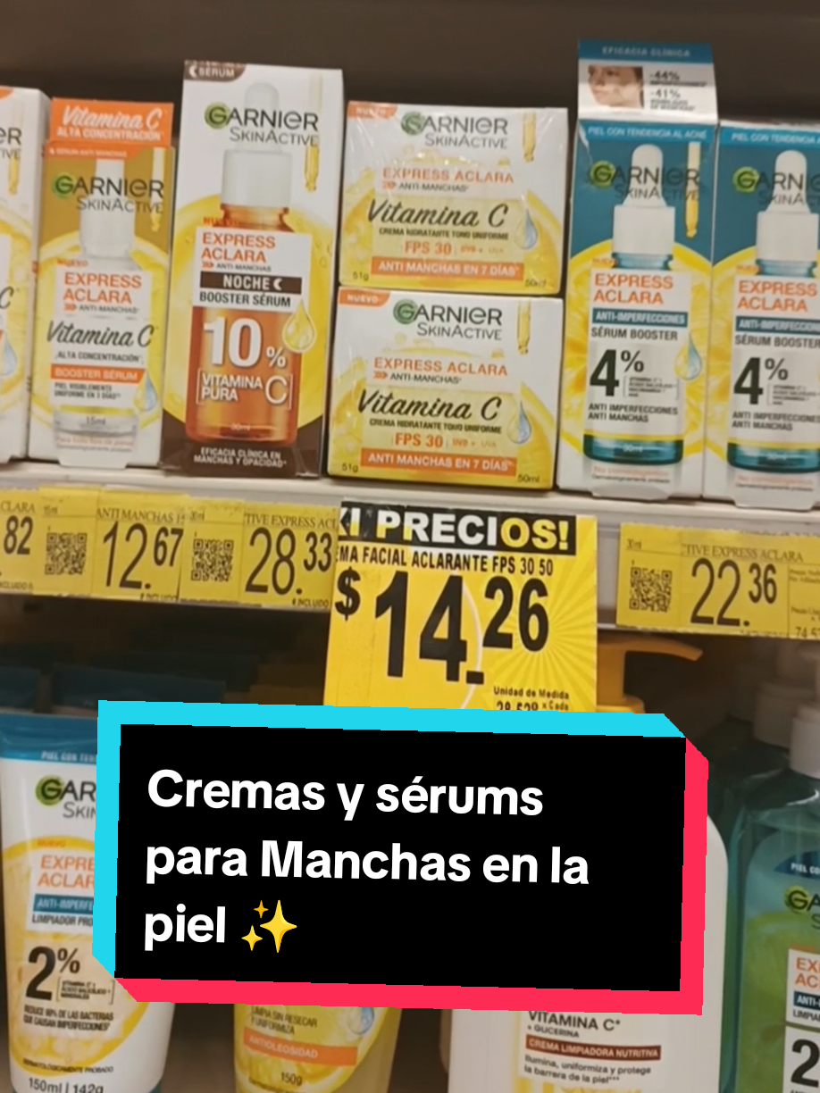 Cremas y sérums para Manchitas de productos de @Supermaxi ✨  #skincareroutine #SkinCare #garnier #gama #serum #supermaxiecuador # #cuidadofacial #makeuplover #rutinadeskincare #retinol #vitaminac #manchitasenlacara #ecuador 