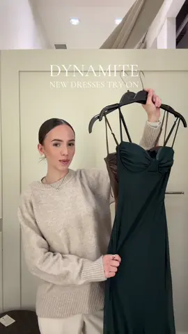 new dress try on 🤎 #dynamitepartner #dynamitefam #dynamitestyle #falldresses #tryon @D Y N A M I T E 