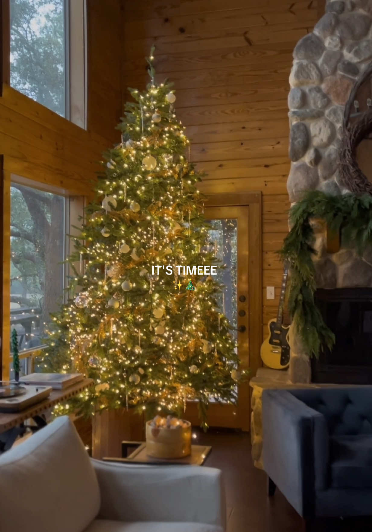 jk, but we might as well pull the tree out this weekend. we need the joy & I don't use my #freewill enough #merrychristmas  #christmas2025 #christmasdecor 