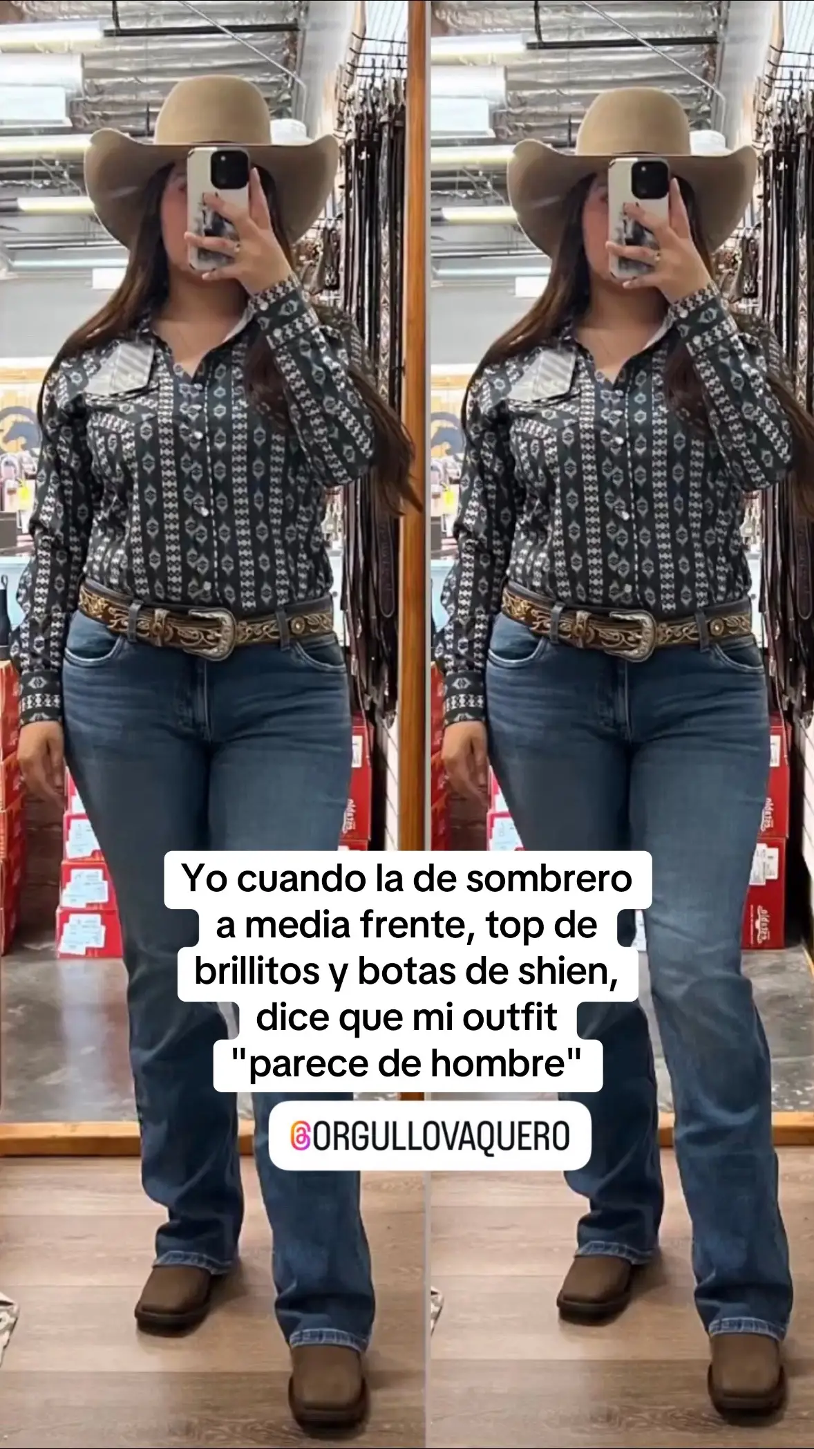 @Orgullo Vaquero Western Wear 🤠👢 #tiendavaquera #westernfashion #westernwear #ropavaquera #sanpablo #cowboy #cowgirl #outfitvaquera 