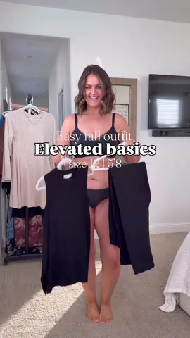 Easy, elevated fall outfit 😎 comment SHOP for outfit info & sizing notes ✨ & stick around for more easy outfits & makeup tips 💋 Size 12, midsize, fall outfit, date night outfit, family photos, easy fashion, matching set, sweaters, easy style, workwear, curvy style #falloutfitideas #midsizefashion #elevatedbasics https://liketk.it/5qIDx