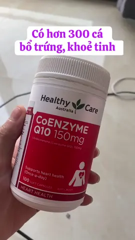 Coq10 hỗ trợ sức khoẻ tim mạch nhưng trong sinh sản nó hỗ trợ trứng tốt tinh khoẻ #thabau #mangthai #2vachbobung #botrung #ivf 