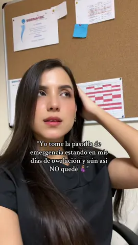 Recordemos que la pastilla de emergencia no funciona del todo si ya ovulaste🥹 #anticonceptivos #ginecologia #salud 