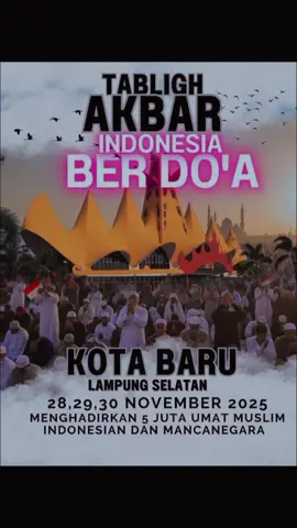 #CapCut  gemuruh nya penonton di stadion membuat gairah para pemain untuk mendapatkan kemenangan, sama hal nya gemuruh doa yg di panjatkan untuk menjadikan agama ini jaya di muka bumi ini. mari persiapkan diri kita harta kita waktu kita untuk hadir di acara besar ini TABLIGH AKBAR INDONESIA BERDOA dihadiri oleh ulama2 besar dari mancanegara dan di hadiri juga oleh jutaan umat muslim di indonesia. persiapakan dari skrng... allah kuasa makhluk ta kuasa.  #jamaahtabligh  #umatmuslim  #umatmuslimbersatu  #doa 