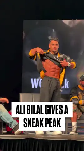 Ali Bilal gives everyone a sneak peak #alibilal #mrolympia #mensphysique 