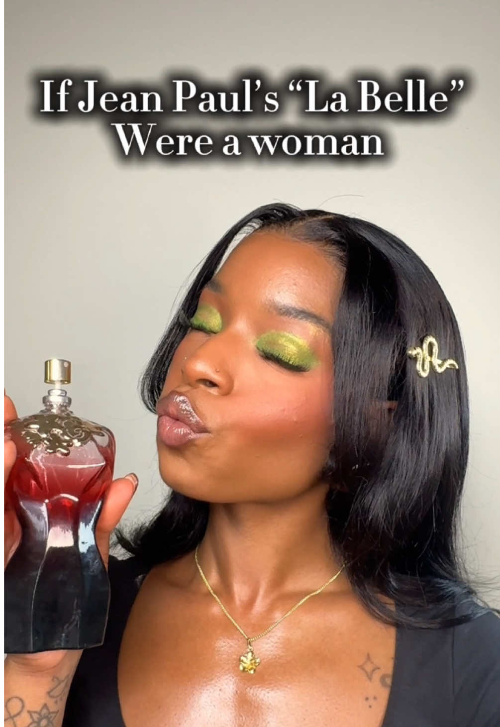 I’m feeling like a sweet seductress 😚 Makeup inspired by @JeanPaulGaultier La Belle parfum  #beauty #aniyaxbeauty #fyp #perfume #makeuptransformation 