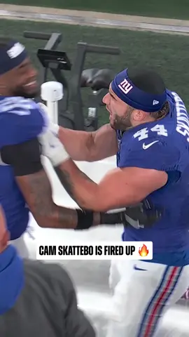 always bringing the energy 😤 #nfl #camskattebo #newyorkgiants