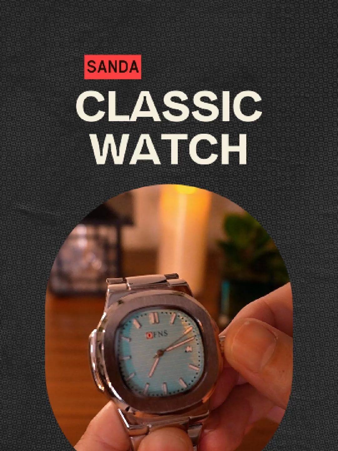 OFNS/SANDA 1570 Stainless Steel Watch – Timeless & Elegant Style #MensWatch #LuxuryStyle #AffordableWatch #TimelessDesign #QuartzWatch #TikTokFindS