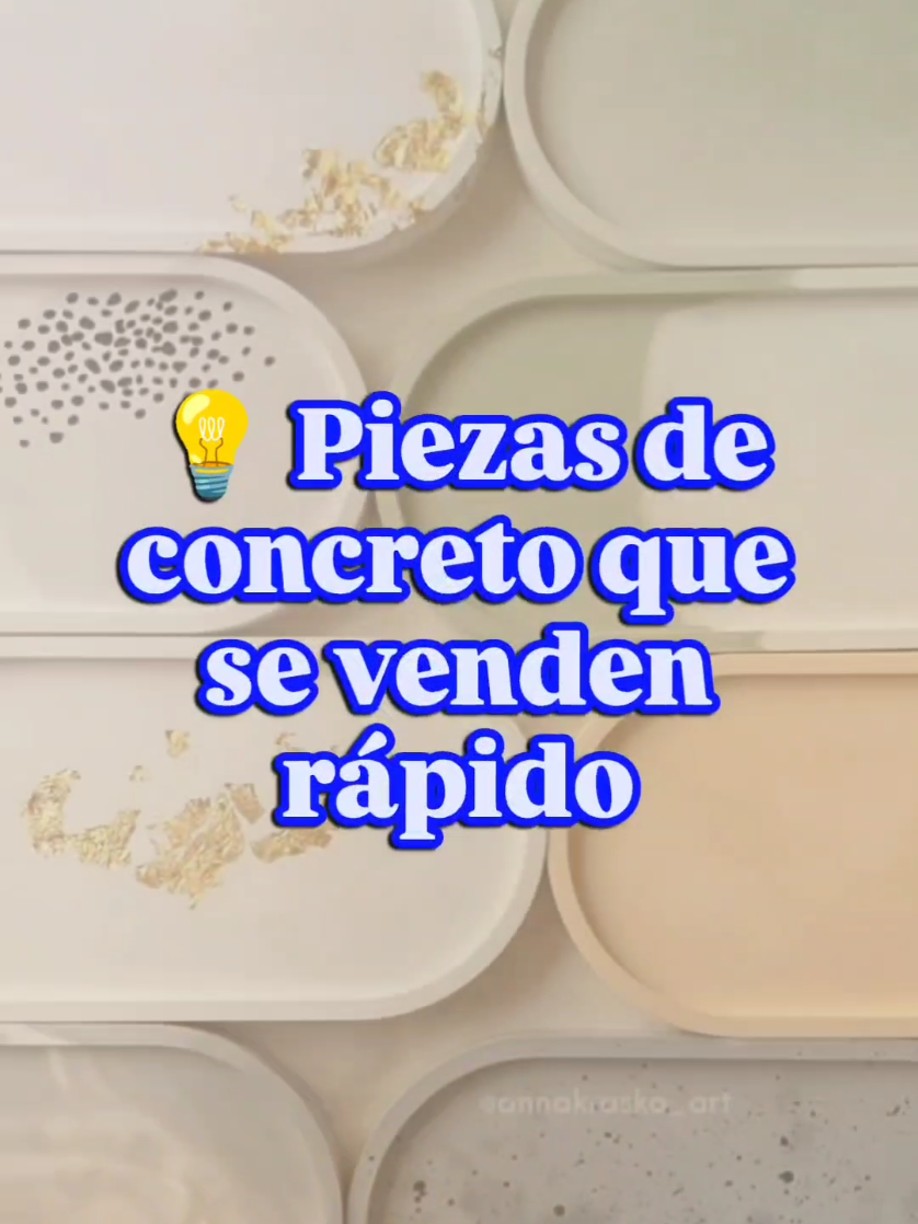 Estas piezas de concreto se venden rápido porque combinan estilo y simplicidad. Aprende a hacerlas tú misma con mi curso online 💪 #DecoracionDeConcreto #PiezasDecorativas #CursoOnline #HechoAMano #ConcretoDecorativo
