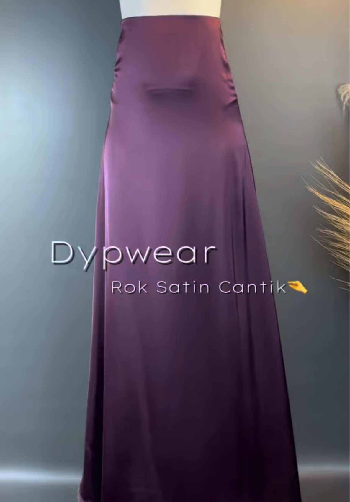 Dypwear rok satin cantik 🤏 #roksatin #roksatinsilk #roksatinpremium #roksilk #rokmermaid 