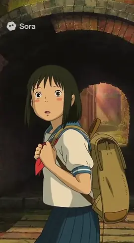 高校生になった千尋の話 千と千尋神隠し2 #千と千尋の神隠し #ジブリ #SORA