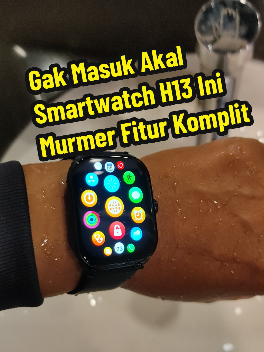 Smartwatch H13 Jam Tangan Pintar Pria Wanita Lagi Banting Harga Sekarang #smartwatch #smartwatch13 #jamtangan #jampintar #promoguncang 