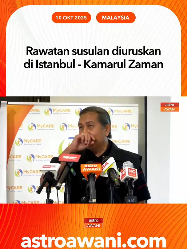 Ketua Pegawai Eksekutif, Humanitarian Care Malaysia (MyCARE), Kamarul Zaman Shaharul Anwar berkata sebarang rawatan susulan akan diuruskan di Istanbul serta dikendalikan oleh Kerajaan Turkiye dan akan diuruskan proses kepulangan aktivis secepat mungkin. #AWANInews