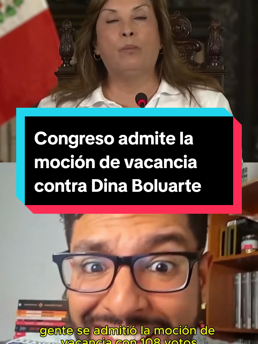 Congreso admite la moción de vacancia contra Dina Boluarte. #dinaboluarte #vacancia #congreso 