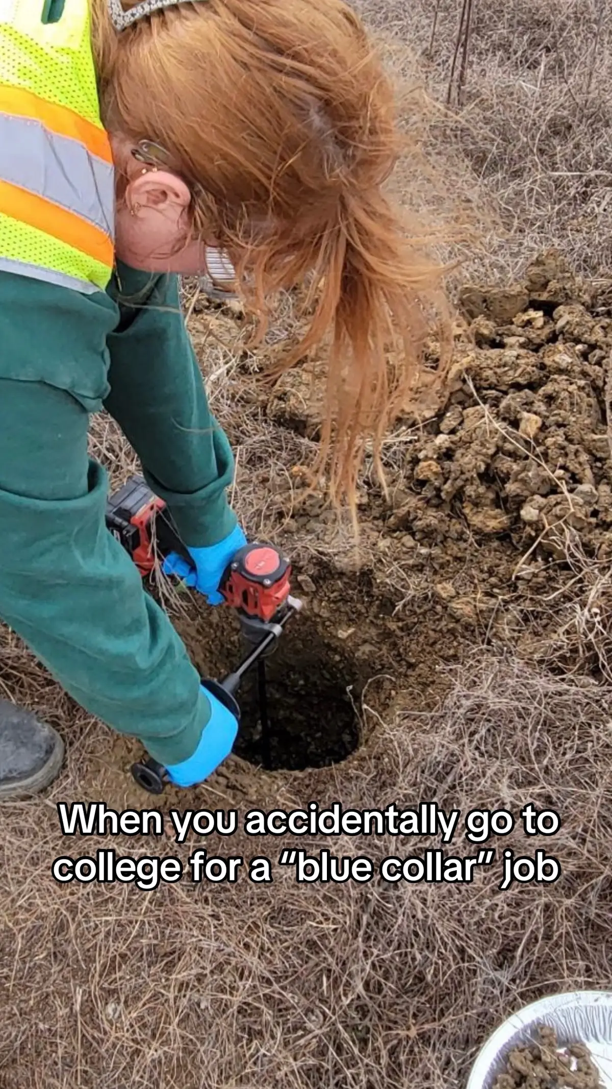 Auditioning to be in the next holes movie #geology #fml 