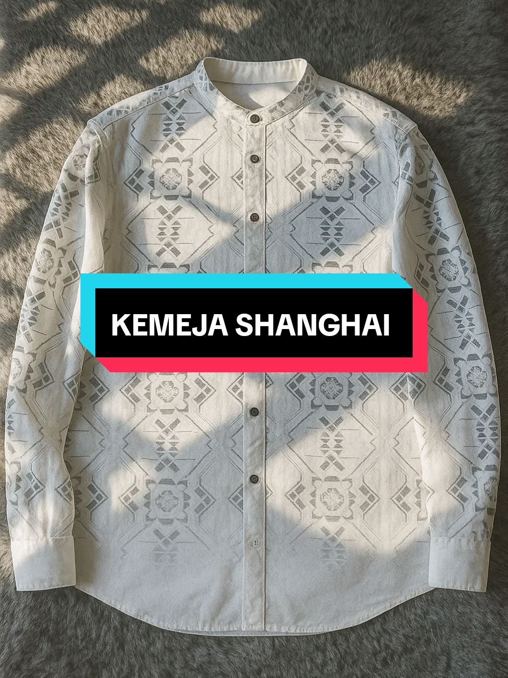 MOC Kemeja Shanghai Lengan Panjang pria#fashion #belanjaditiktok #kemeja #fyp #promomakan1010 