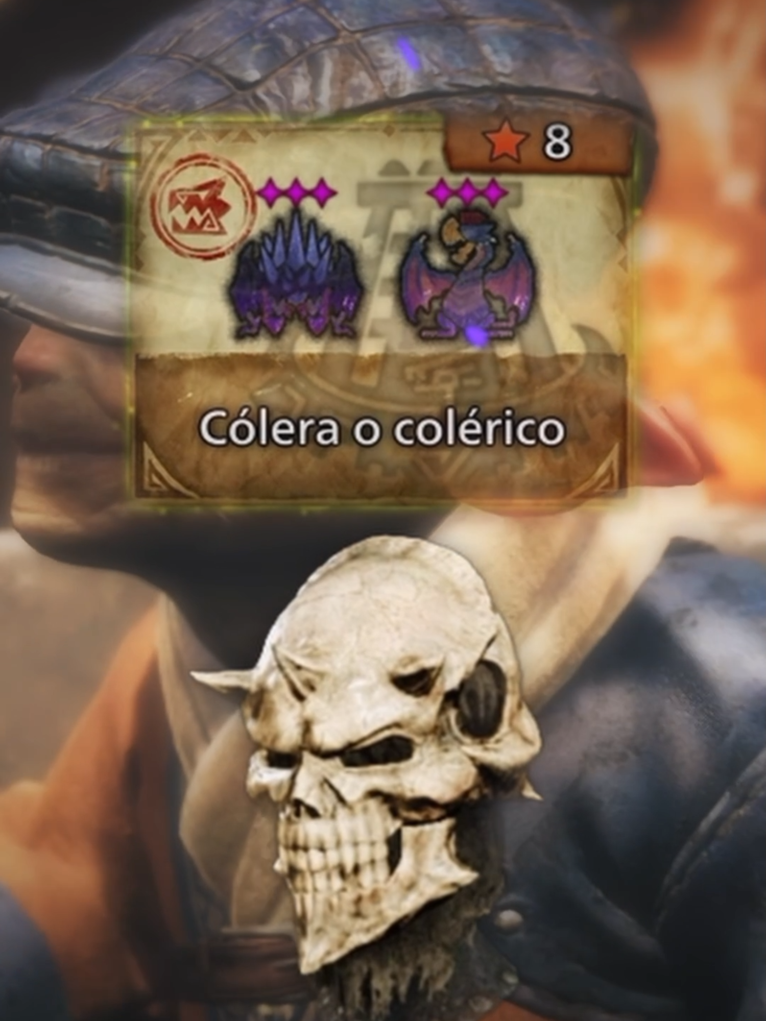 Máscara Calavérica α - Evento Cólera o Colérico | MH Wilds  #mhwilds #Deswolfx