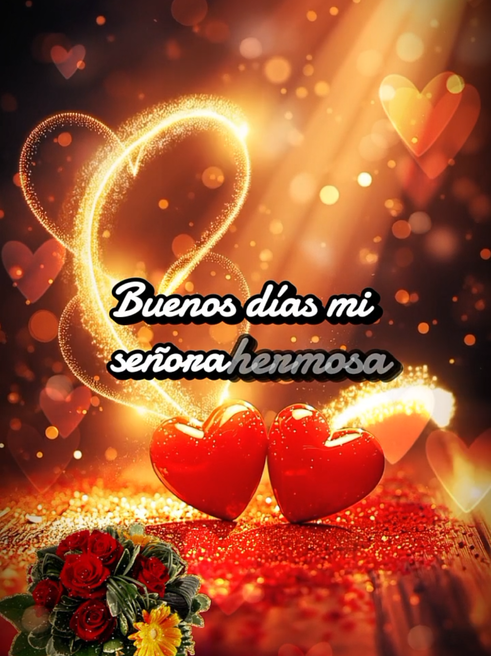 Buenos días mi señora hermosa #buenosdias #frasesdeamor #octubre #enamorados💞💓🥰 #fyp 