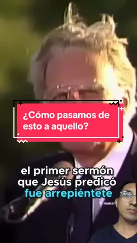 ¿Cómo pasamos de esto 👆🏾 a esto 👇🏾? Cristo mismo comenzó su ministerio predicando “arrepiéntanse de sus pecados porque el reino de los cielos se ha acercado”. Juan el Bautista predicaba exactamente el mismo mensaje.  Los profetas del antiguo testamento predicaban básicamente el mismo mensaje.  Los mensajes modernos son solo para hacer sentir bien a la gente, solo para motivarlos, solo para obtener algo de ellos. Pero bendito sea Dios que está trayendo un avivamiento a su iglesia y está trayendo convicción de pecado y de predicar la verdad del evangelio como debe ser: Cristo murió por nuestros pecados para salvarnos del infierno y solo él puede salvarnos, no nuestra obras. #creatorsearchinsights 