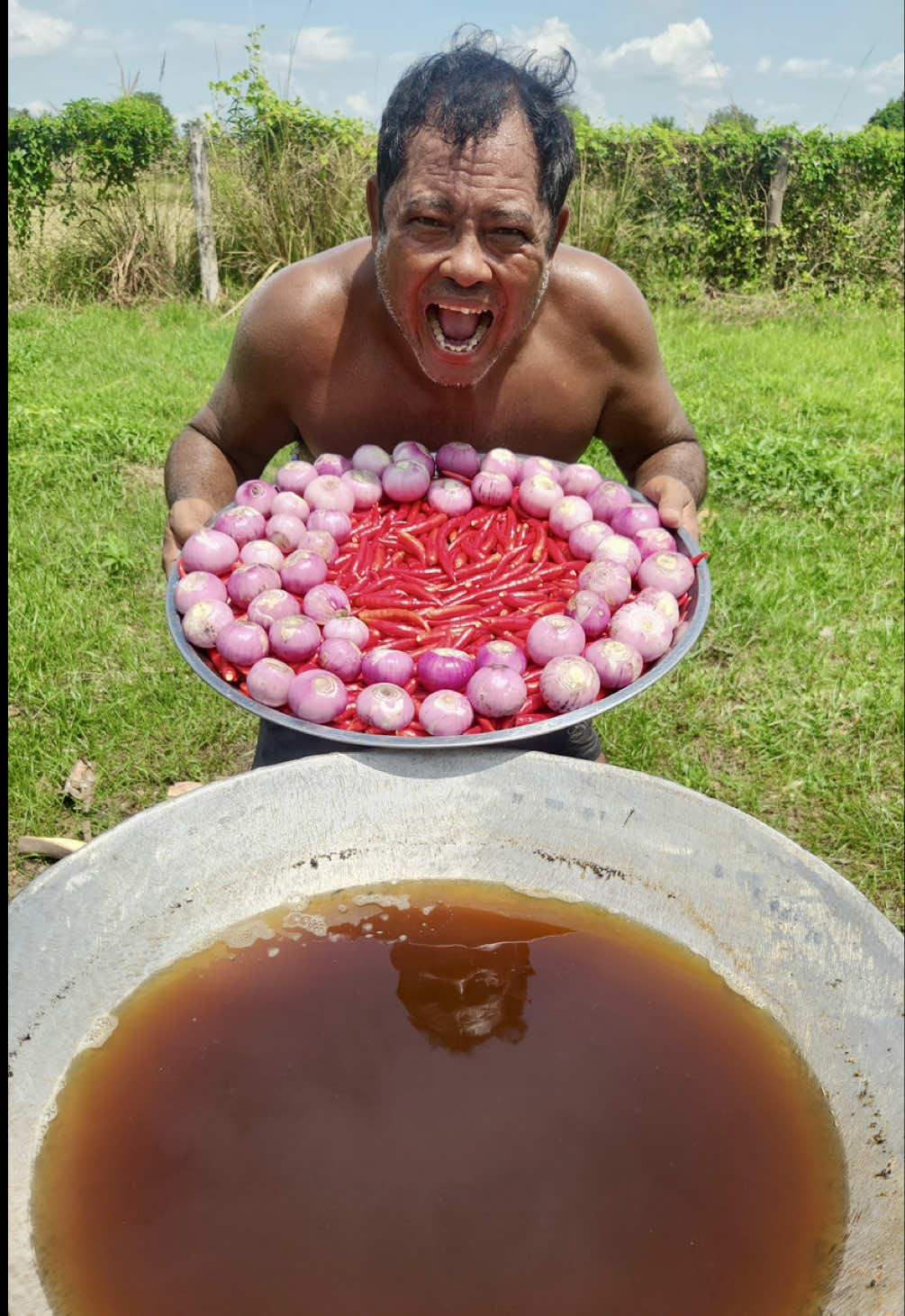 How to crispy chicken with garlic chili recipe #tiktokfood #crispy #chicken 