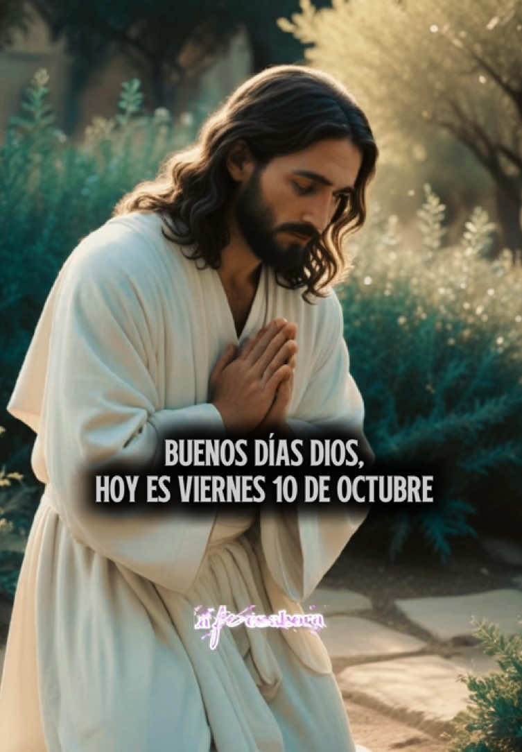 Buenos días Dios hoy es viernes 10 de octubre 🙌 #oración #buenosdías #oracióndelamañana #oracionespoderosas #bendicion 