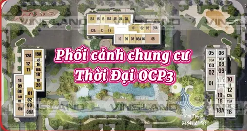 Phối cảnh tiện ích 10 toà chung cư Vinhomes Thời Đại OCP3 . #masterisehomes #chungcu #oceanpark3 #kimtuyenhones #vinhome 