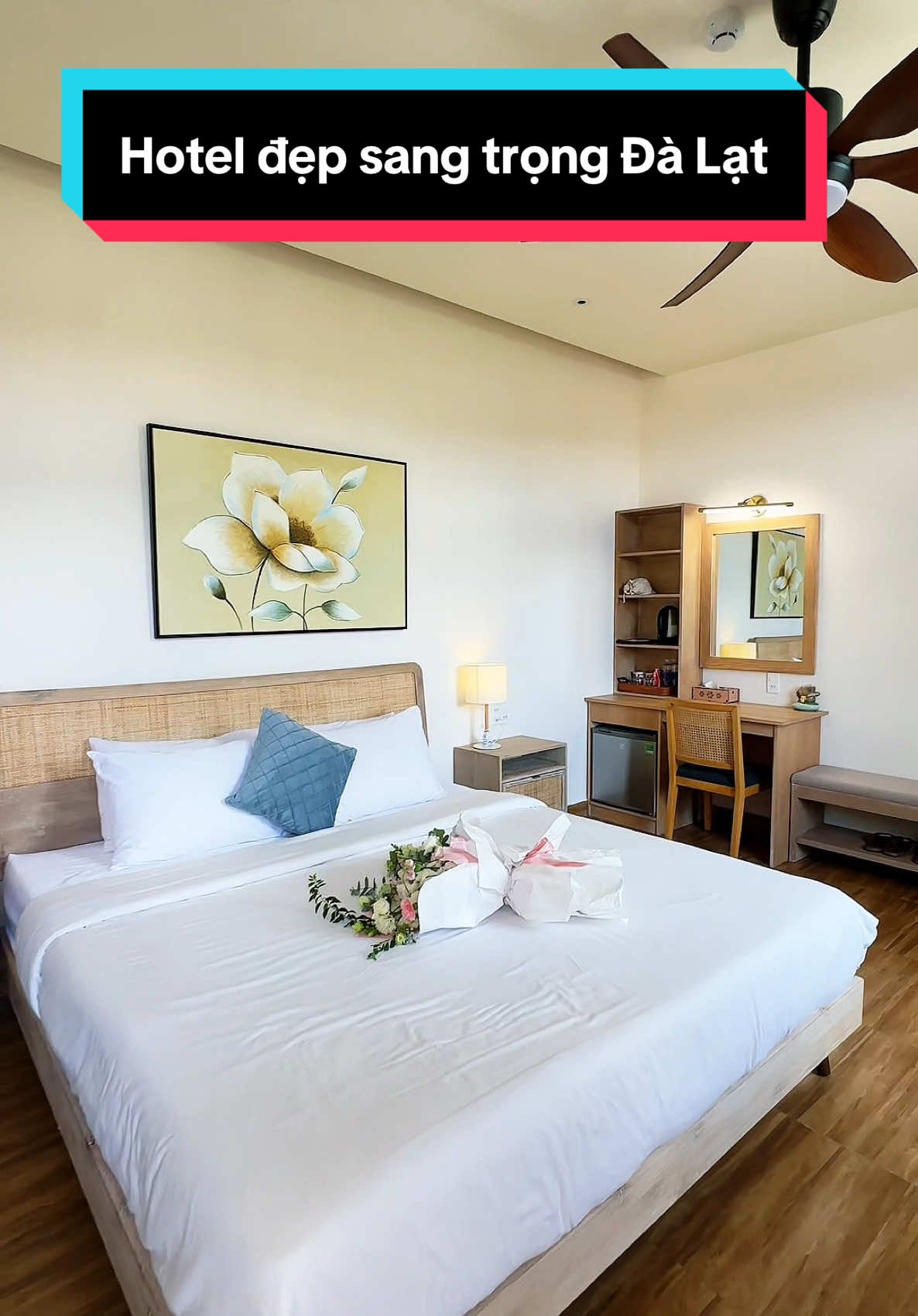 Bất giờ với khách sạn đẹp Đà Lạt mà giá chỉ 199k/phòng. Mọi người lưu lại ngay nha. #dalat #reviewdalat #ongboreviewdalat #dalatreview #TikTokAwardsVN @Moon Garden Hotel Đà Lạt 🌙 