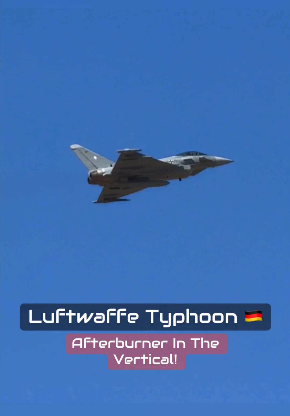 Athens Flying Week 2025 - The German 🇩🇪 Luftwaffe Typhoon over Greece!  #aircraft #moving #typhoon #german #greece 