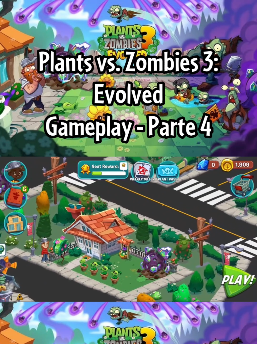 Plants vs. Zombies 3: Evolved | Gameplay Parte 4 La mecánica de paraplanta 😿 #pvz #pvz2 #pvz3 #pvzfusion #pvzmod 