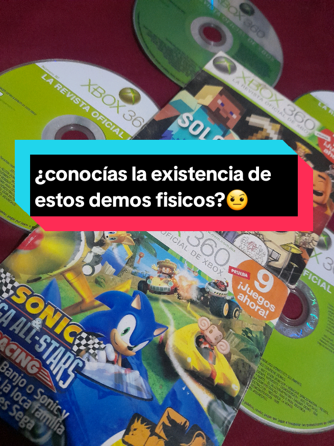 Les dejo un poco de informacion sobre los #cambiosfisicos  de #xbox360 , esperando que sea de su agrado y confirmen en los comentarios sobre este pedazo de #historia #gamer  #viral  En su momento, las demostraciones de juegos (demos) físicas para Xbox 360 se distribuían en discos que venían incluidos con la Revista Oficial de Xbox. Debido a la antigüedad de la consola y al cierre de la tienda digital de Xbox 360, la única manera de conseguirlas hoy en día es a través de la reventa en sitios web especializados y de segunda mano.  Discos demo en la Revista Oficial de Xbox  Durante el ciclo de vida de la Xbox 360, muchos jugadores en México y otros países obtuvieron demos de juegos a través de los discos que se incluían en las revistas de videojuegos. Esto era especialmente útil para quienes no tenían conexión a internet o la tenían muy limitada.  Los discos solían contener varias demos de títulos próximos a lanzarse, además de otros contenidos adicionales como videos y gamer pics. Estos discos físicos son buscados por algunos coleccionistas, ya que son la única forma de acceder a ciertas demos de juegos que ya no están disponibles en la tienda digital de Xbox.  Opciones para buscar demos físicos La búsqueda de demos físicos de Xbox 360 requiere acudir a mercados de segunda mano, ya que son artículos de colección descontinuados. Mercado Libre Artículos disponibles: En el sitio puedes encontrar listados de discos demo tanto para la Xbox original como para la Xbox 360, vendidos individualmente o en lotes. Búsqueda: Se puede usar el buscador con términos como 