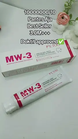 doktifapproved ngga ragu lagi kwalitas mee too mw 3 ini donk #doktifapproved #meetoo #pemutihgigi 