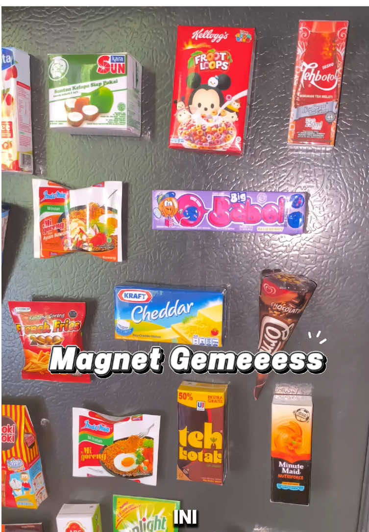 Nggak cuma magnet sih ada juga gantungan kunci nya loh bun #magnetkulkas #gantungankunci #tempelankulkas 