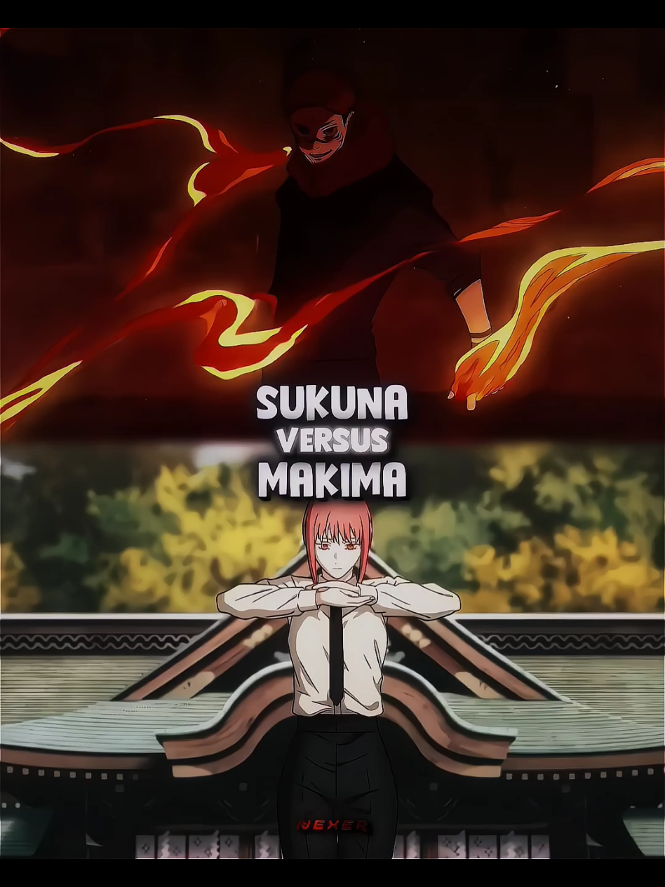 sukuna vs makima  #chainsawman #jujutsukaisen #makima #sukuna #wis 