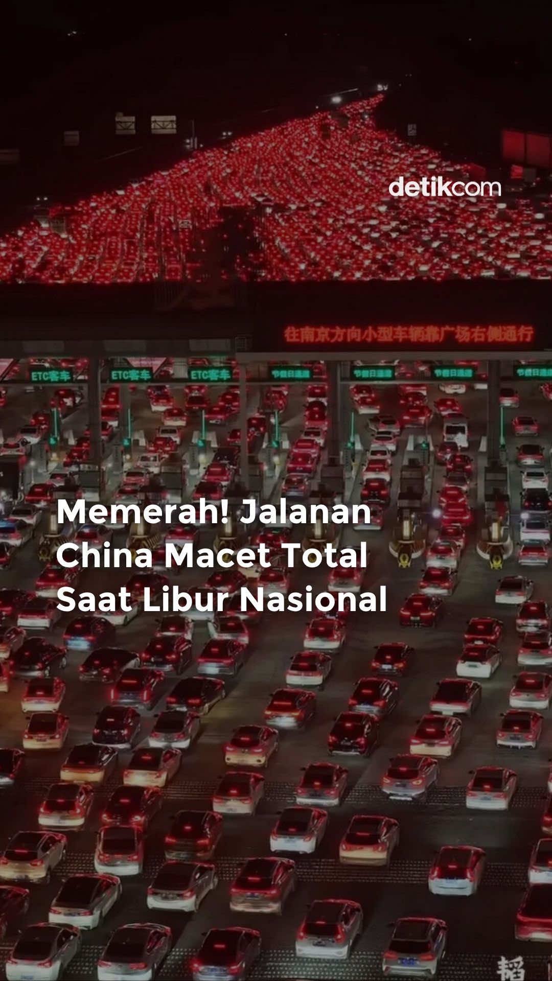 Festival Pertengahan Musim Gugur merupakan momen penting untuk berkumpul bersama keluarga di Tiongkok, dan tahun ini bertepatan dengan libur Hari Nasional. Hal tersebut membuat masa liburan berlangsung lebih lama dari biasanya, yaitu dari 1 hingga 8 Oktober 2025.  Melansir NDTV, Kementerian Kebudayaan dan Pariwisata menyatakan bahwa sekitar 888 juta perjalanan dilakukan selama liburan tahun ini, meningkat dari 765 juta perjalanan yang tercatat selama libur tujuh hari pada tahun lalu. Baca berita selengkapnya hanya di detik.com!  Creator: Putri #detikcom #macet #macettotal #liburnasional #china