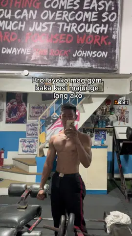 Bro: ayoko mag gym baka kasi majudge lang ako #flypシ #motivation #GymTok 