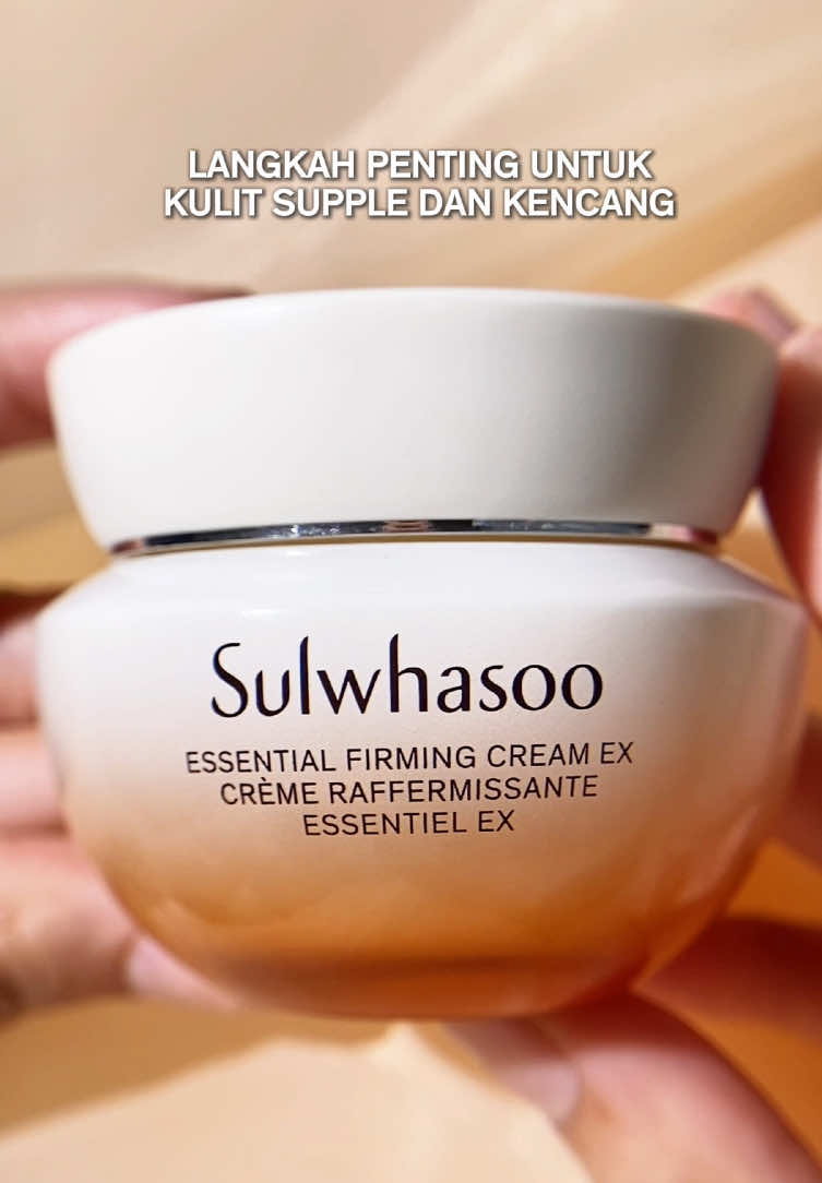Essential Firming Cream Ex, rahasia kulit kencang dan supple ✨ Coba sekarang dan rasakan perubahan nyata pada kulitmu 🧡 #SulwhasooID #YouthfulSkin #TimelessBeauty 