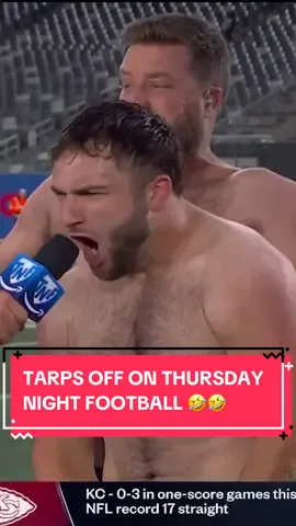 TARPS OFF ON THURSDAY NIGHT FOOTBALL 🤣🤣 (via NFLonPrime)