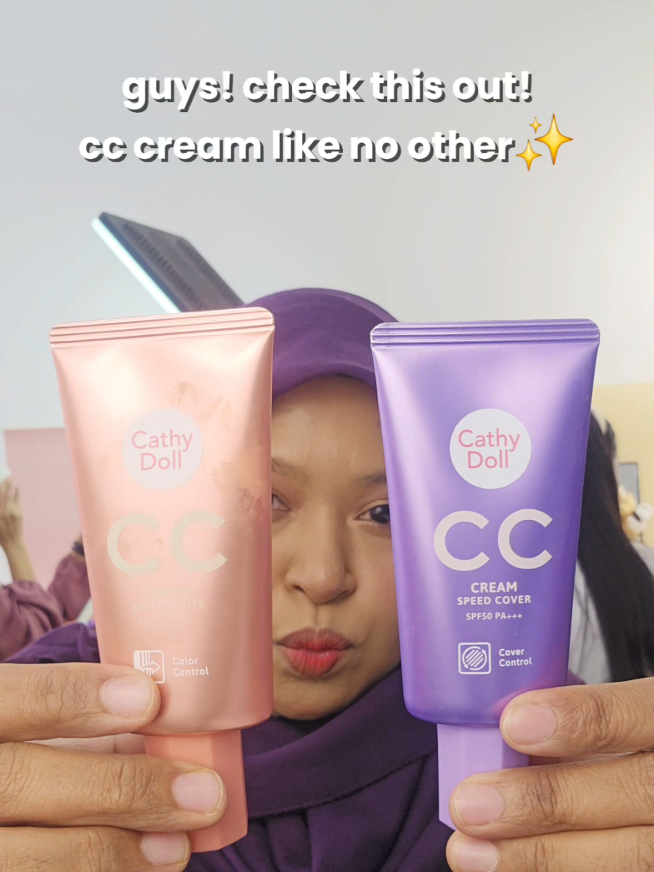 cc cream like no other... giving filter, giving coverage... only from @cathydollmy  #cccream #thaimakeup #cathydollmy #fyp #cccreamfullcoverage