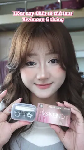 😍 Lens 6th Chin đeo thấy êm nà, nhma tuỳ vào cảm nhận khác nhau nữa nha mấy nàng xinh đẹp #lenschomattho #makeup #fyp #vivimoon #lens 