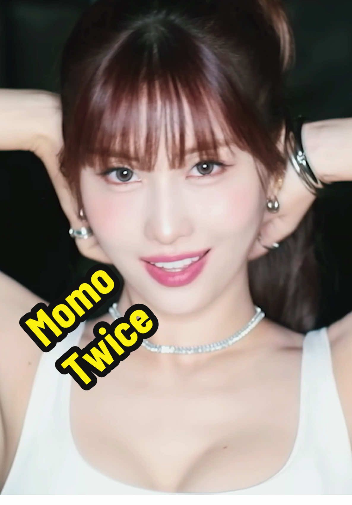 Look at Momo in her eyes…or lower 👀💦 #momo #momohirai #twice #kpop #japanese
