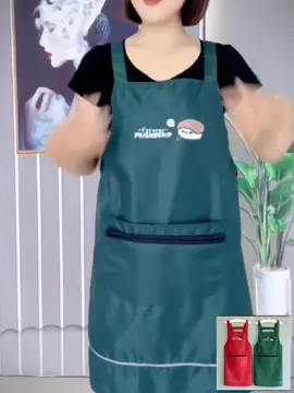 Waterproof Oilproof Apronwith Zipper Home Kitchen Apron LargePocket Fashion Abrasion Resistant Workwear Household#WaterproofOilproofApronwith#goodthing #philippines🇵🇭tiktok #fyp #Home 