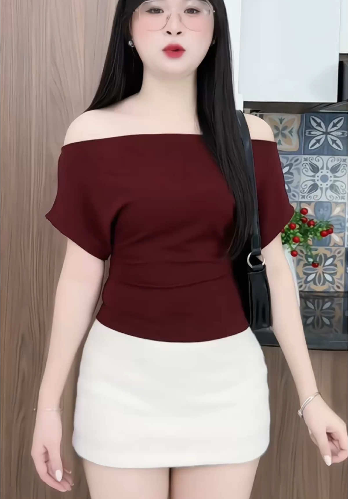 Áo Trễ Vai Cộc Tay Nữ Cotton #aotrevai #aotrevaixinh #thoitrangnu #mặcđẹpmỗingày 