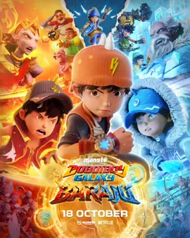 OFFICIAL TRAILER BoBoiBoy Galaxy Baraju ⚡🔥❄️ #MonstaHypeTrain #BoBoiBoy #Baraju #BG2 