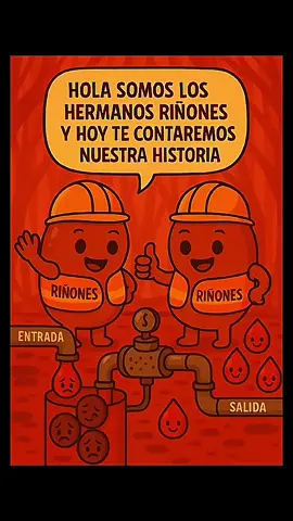La Historia De Los Hermanos Riñones 💔😔 #hermanosriñones #riñones #agua #importancia #fyp 