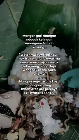 Mak jleb mbah Mangan sego rasane koyo mangan beling 😭#WetonLegi #wetonmanis #legi #viralhariini #fyp 