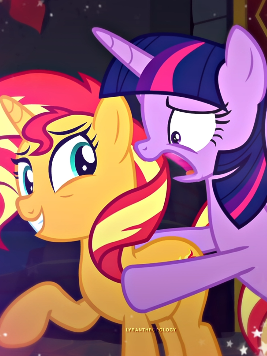 104th edit | #TWISET  they're such nerds i love them sm sdt: @amberzhw2cp literally the best one of my og mooties 🫶 #lyranthropology #mylittlepony #twilightsparkle #sunsetshimmer me and you? when they try to separate us but this is literally us if you even care cute edit