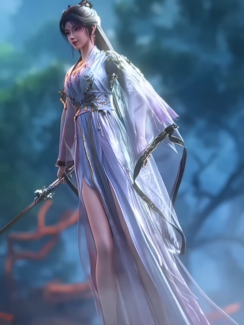 setelah cinta pertama MC meninggal, MC sangat dekat dengan meng ke'er tapi dia masih malu malu #shopiechanneltv #mengkeer #donghua #anime #wallpaper 