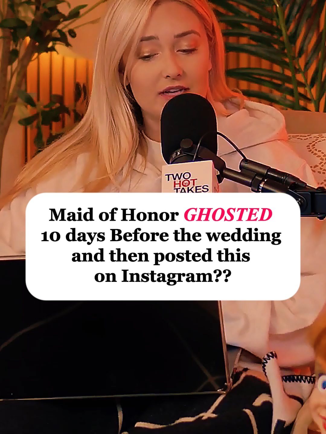 Maid of Honor ghosted 10 days Before the wedding and then posted this on Instagram?? Credit @twohottakes #reddit_tiktok #storytelling #twohottakes #redditstorytime #redditreading #aita #askreddit #fypシ゚viral